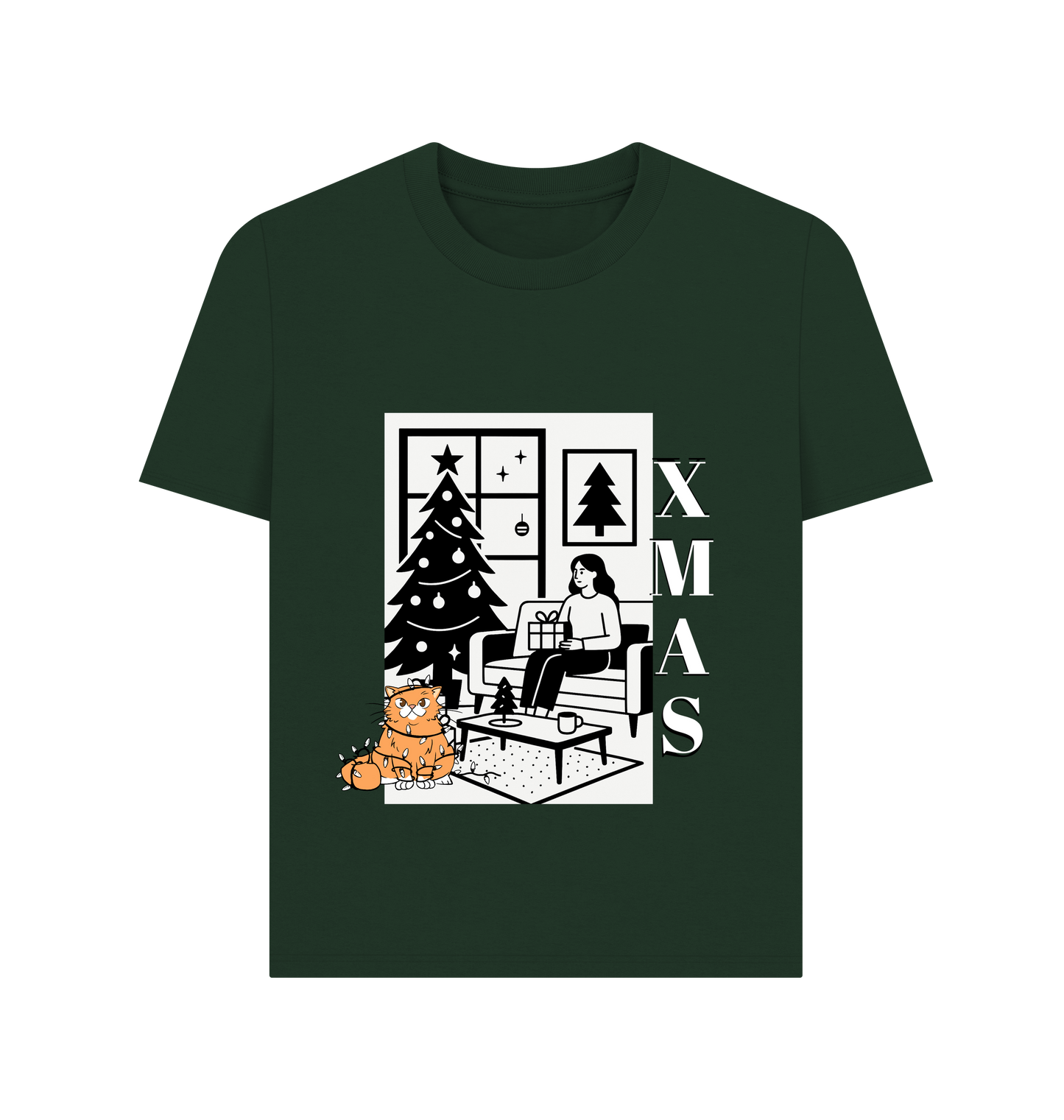 Evergreen Printed T-shirt Front