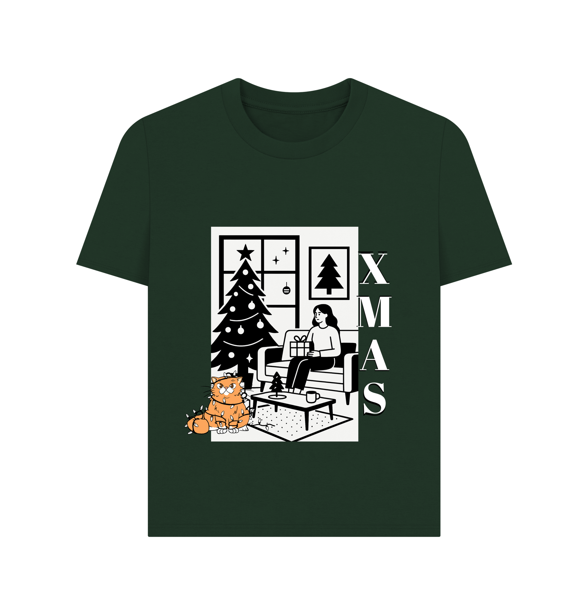 Evergreen Printed T-shirt Front