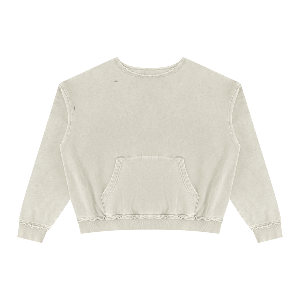 Worn Form Raw-Edge Sweatshirt
