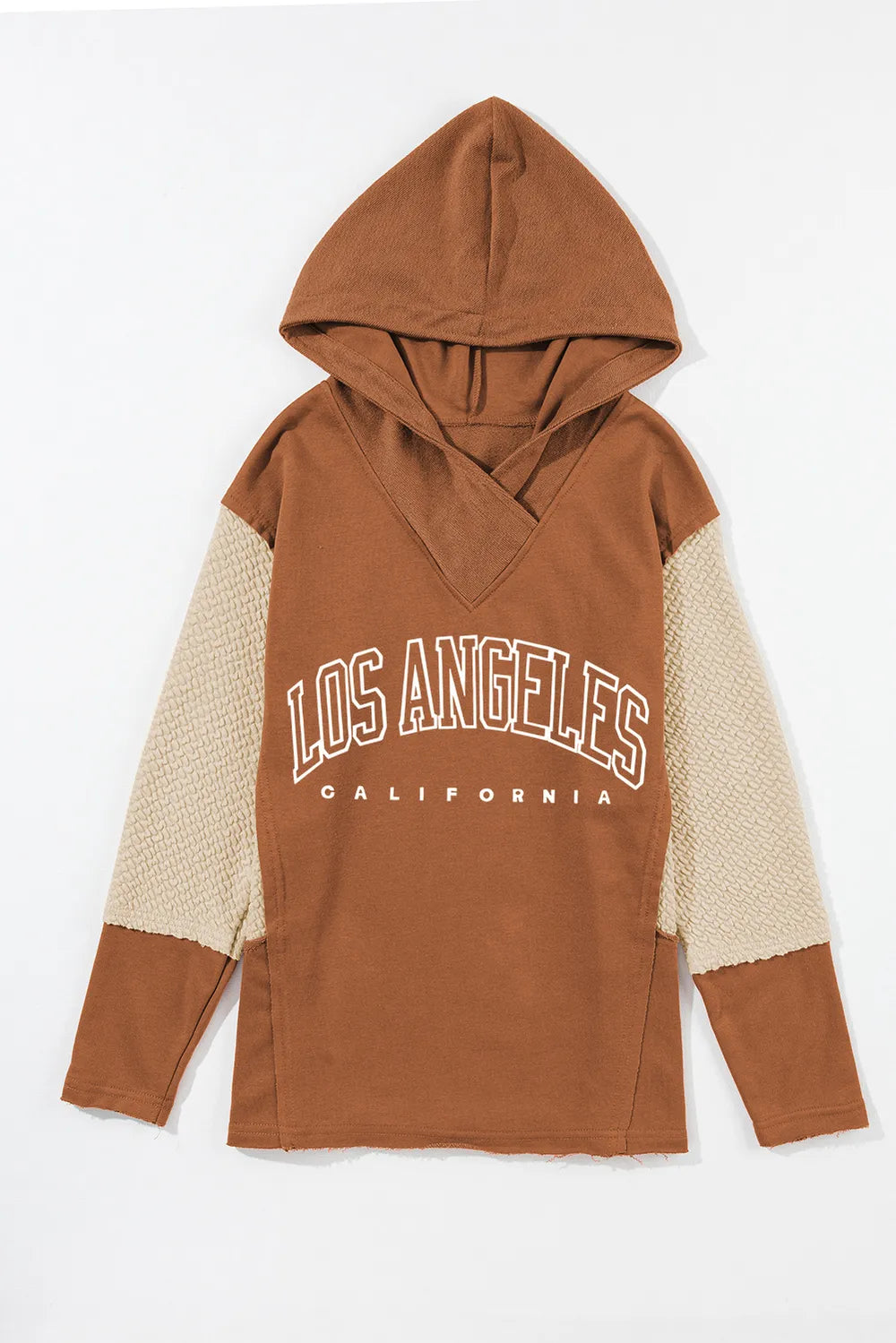 Letter Graphic Long Sleeve Hoodie - Premium Hoodie from Trendsi - Just $34.45! Shop now at Craftklart.store