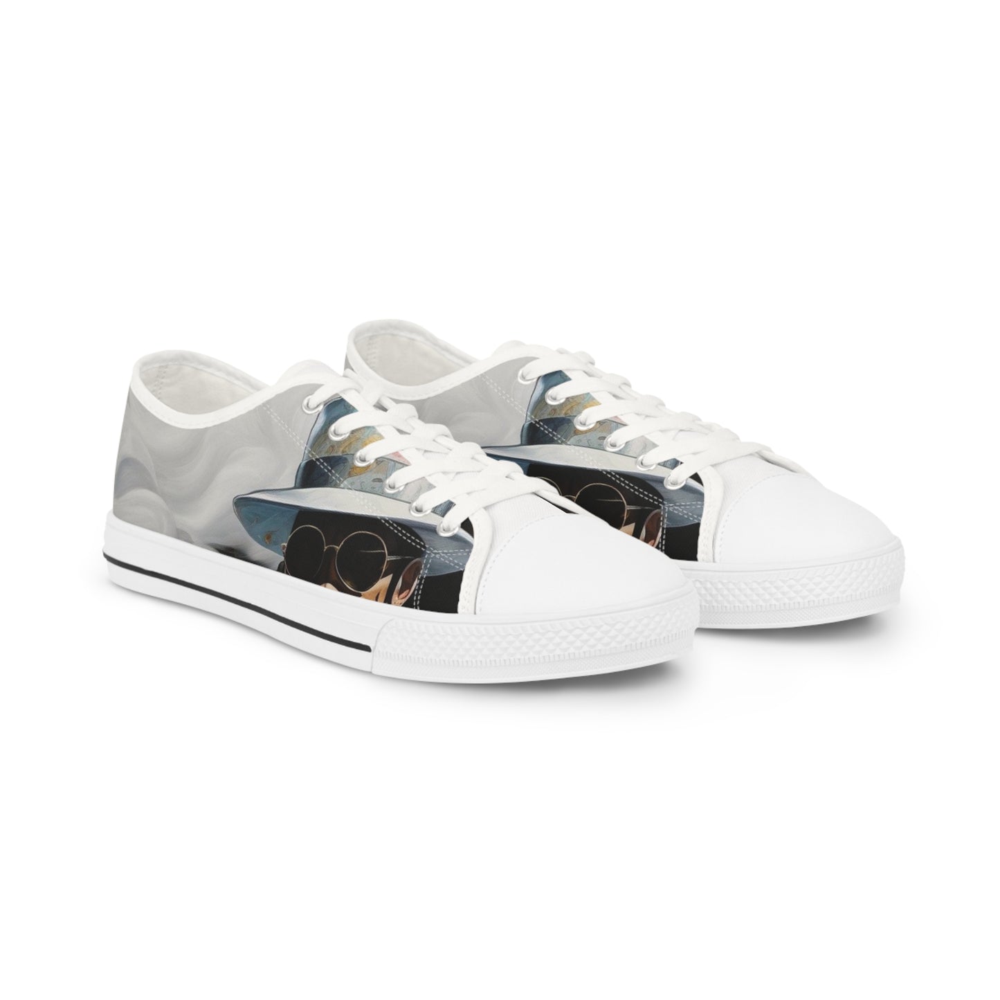 Old Hat Men's Low Top Sneakers - Premium Shoes from Craftklart.store - Just $31.31! Shop now at Craftklart.store