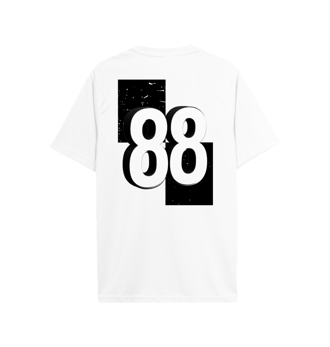 Arctic White Printed T-shirt Back