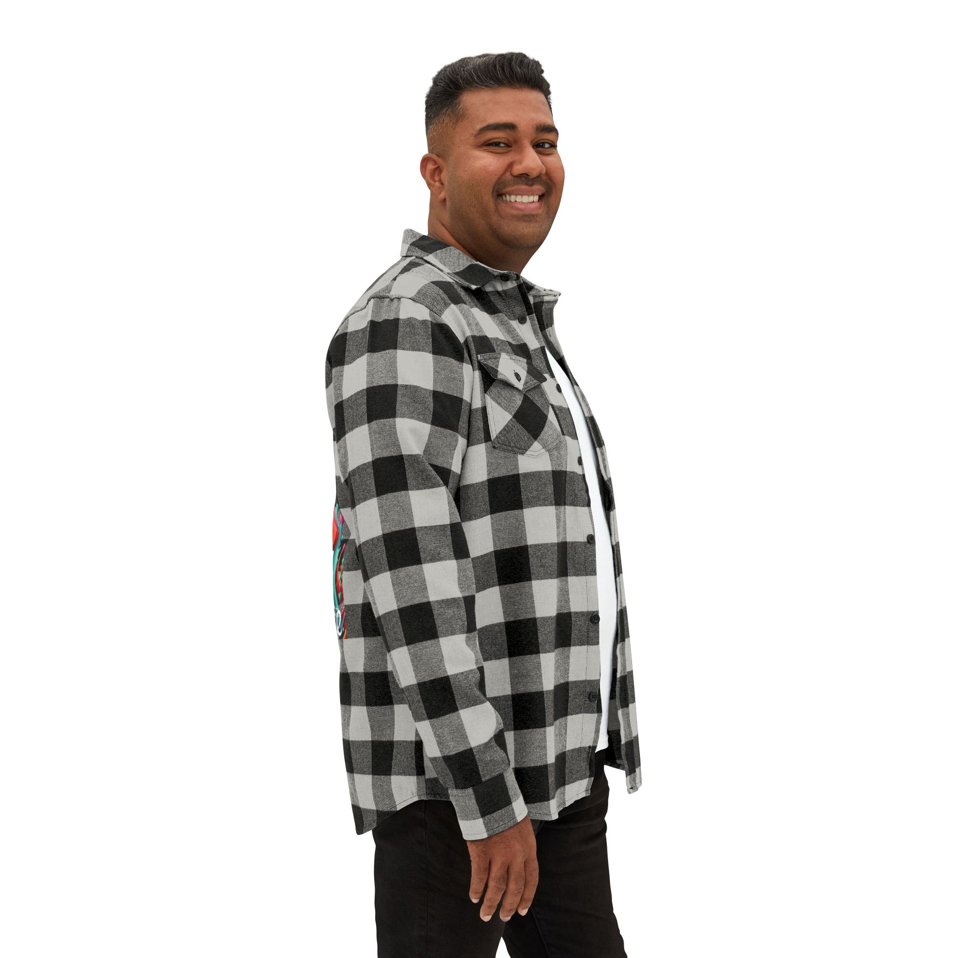 CKL Custom Flannel Shirt - Premium Long-sleeve from Printify - Just $73.61! Shop now at Craftklart.store