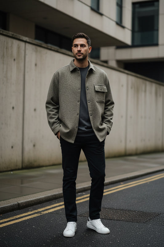 KLART Oversized Notched-Lapel Jacket