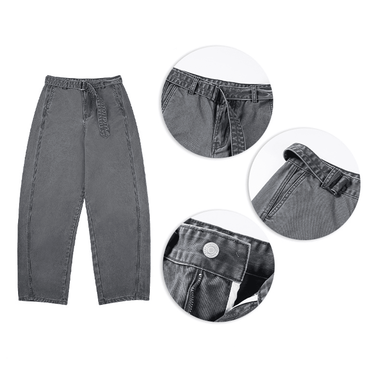 The Unseen Curved Blade Denim — Washed