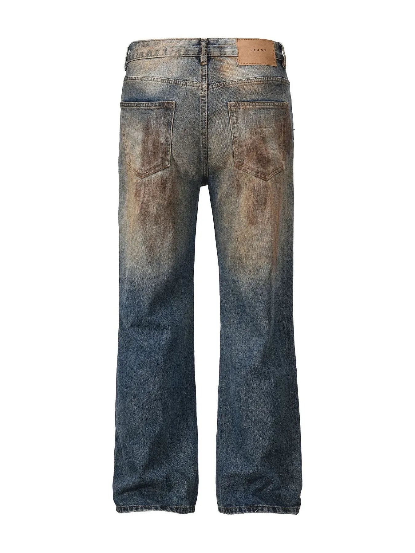 Men's Distressed Bleached Loose Fit Jeans - Premium Jeans from Trendsi - Just $58.48! Shop now at Craftklart.store