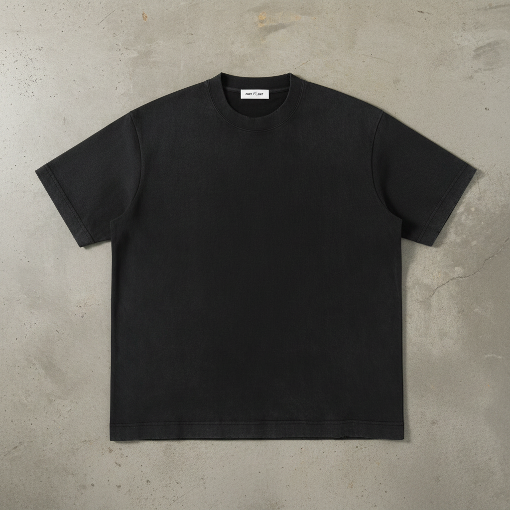 Heavyweight Vintage Washed Frayed T-Shirt