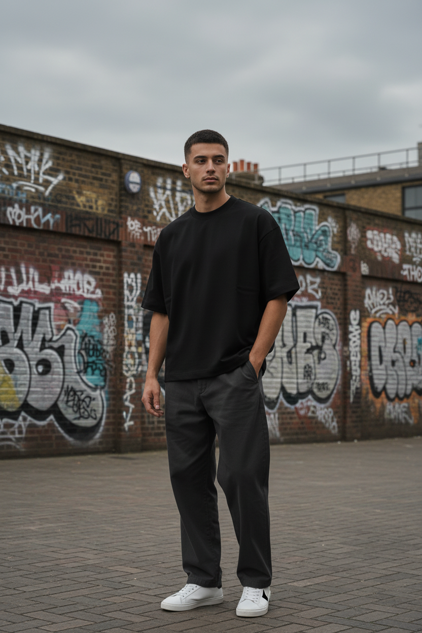 Craftklart Heavyweight Boxy T-Shirt — Oversized Drop Shoulder
