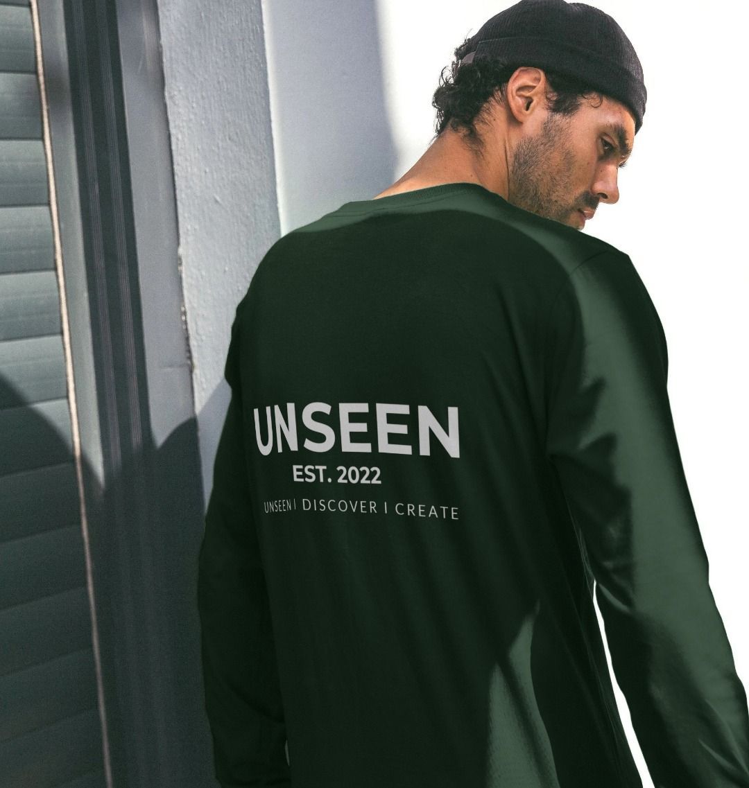 Printed CKL Unseen Longsleeve T-shirt, minimal streetwear essential with subtle graphic design on soft fabric.
