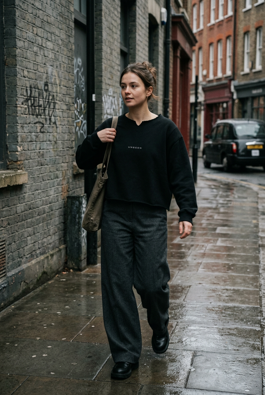 Urban Girl Boxy Sweatshirt
