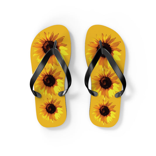 Craftklart Sumer Sunflowers Flip Flops - Premium Flip Flops from Craftklart.store - Just $13.88! Shop now at Craftklart.store