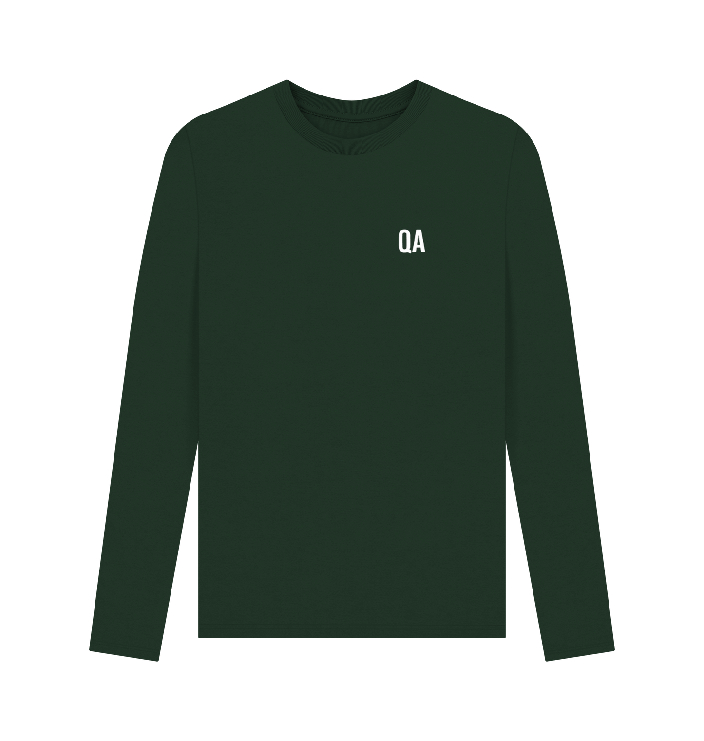Craftklart organic cotton long sleeve T-shirt, sustainable streetwear essential, shown in natural fabric and casual fit style.