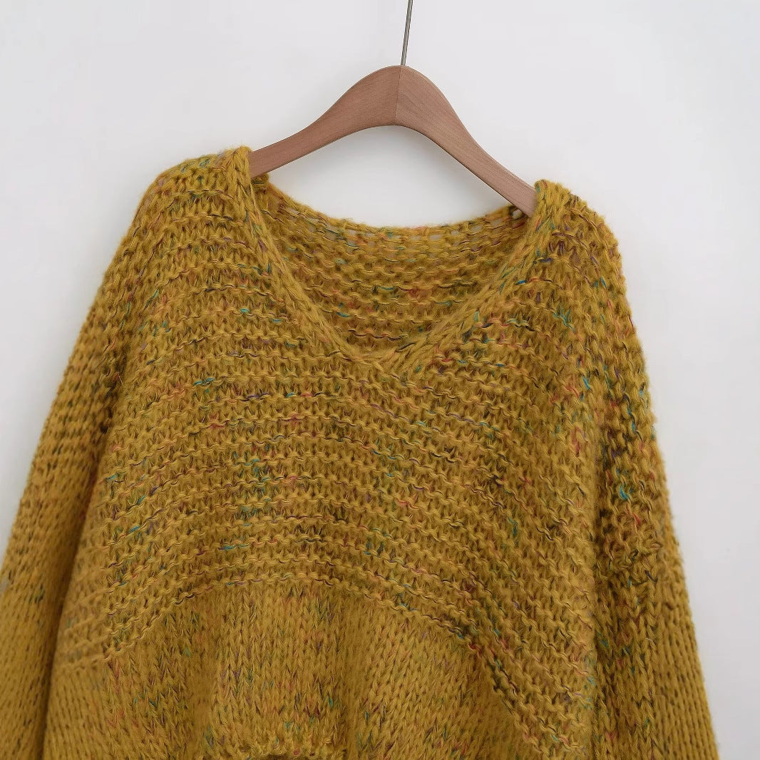 Chunky Knit Boxy Crop Sweater — Craftklart