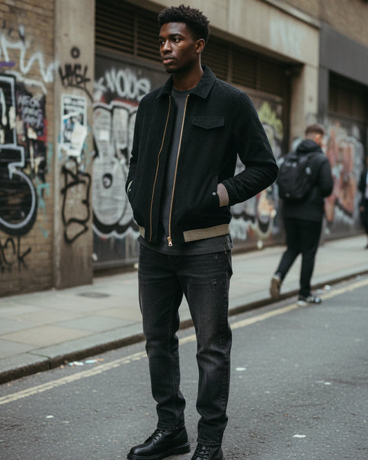 Craftklart Wide Shoulder Jacket — Structured Outerwear