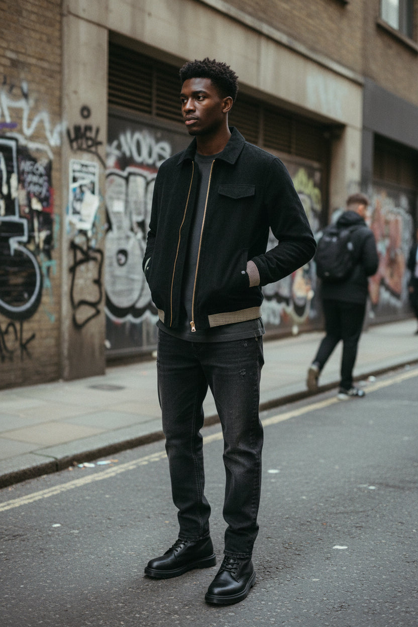 Craftklart Wide Shoulder Jacket — Structured Outerwear