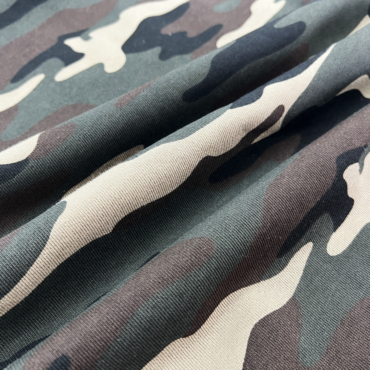 Camo Heavyweight Crewneck — 420GSM Oversized Sweatshirt