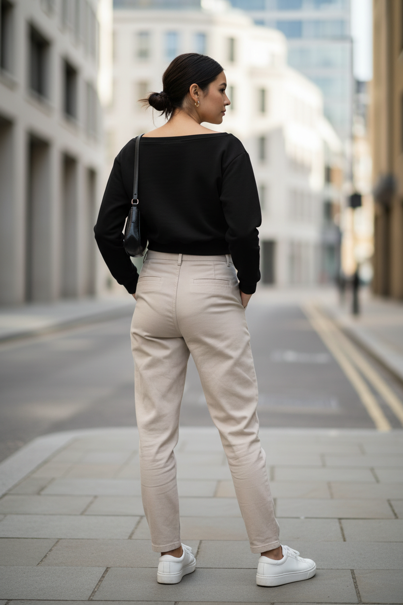 Women's Off-Shoulder Sweatshirt