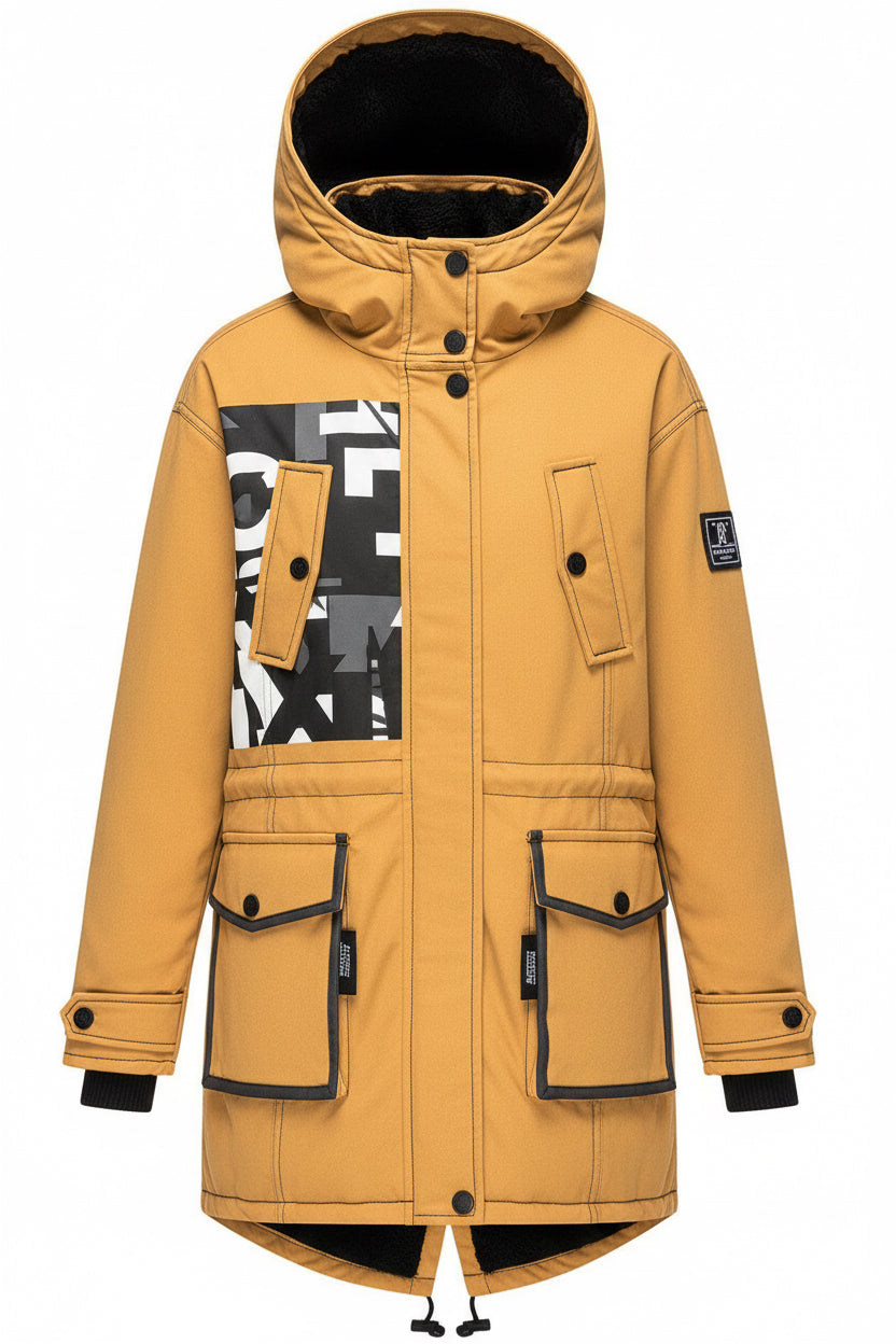 Women's Thickened Parka Jacket — Fur Collar Winter Coat