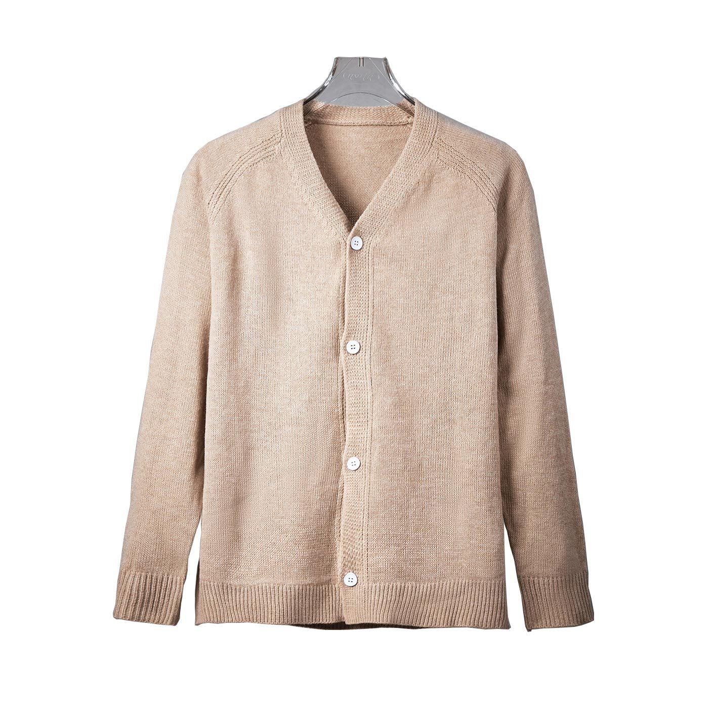 Classic V-Neck Button Up Knit Cardigan