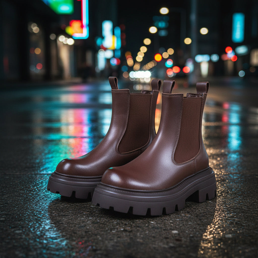 Plush Lined Height-Boost Short Boots — Women’s Winter Ankle Boots