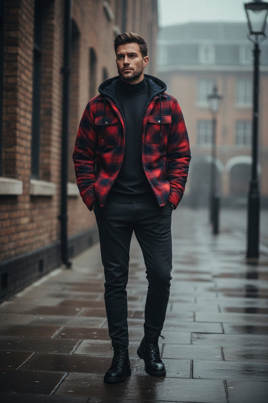 Oversized Lumber Hooded Jacket