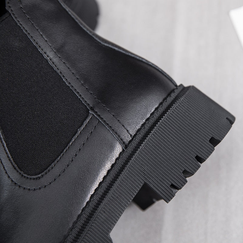 Chelsea Boots — Genuine Leather Ankle Boots for Women