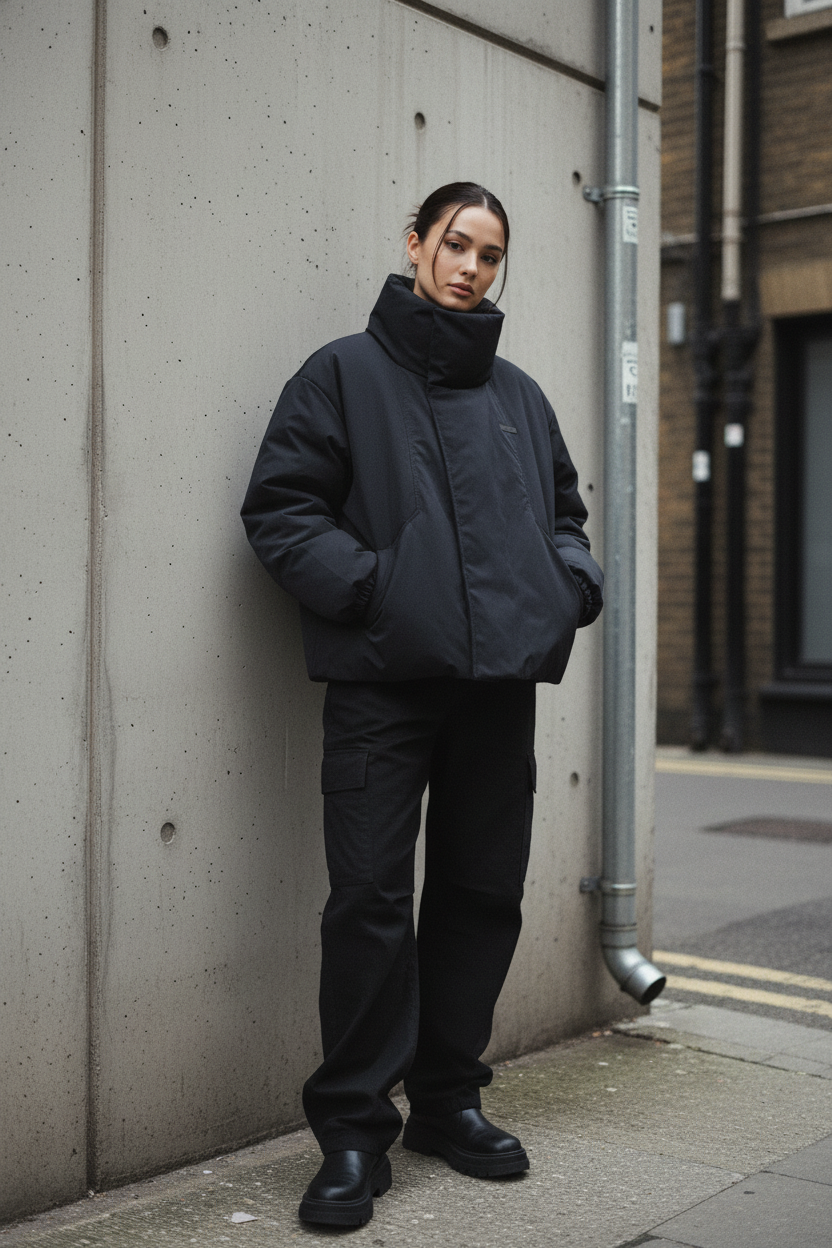 Craftklart Oversized Down Jacket — Structured Winter Essential