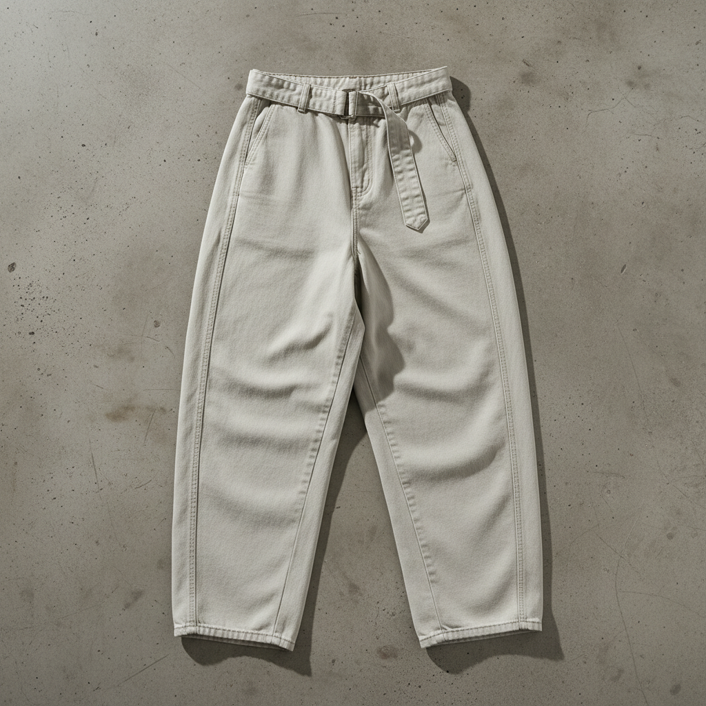 The Unseen Curved Blade Denim — Washed