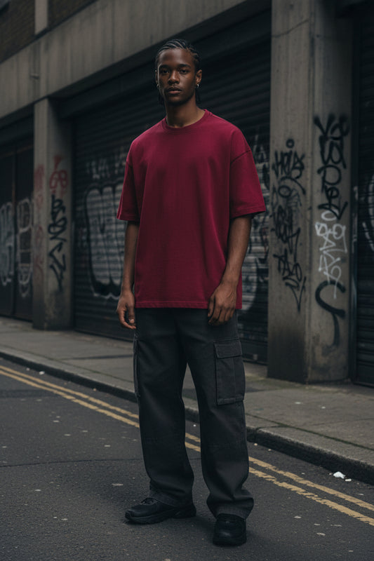 Washed Tie-Dye Oversized Tee — 260GSM