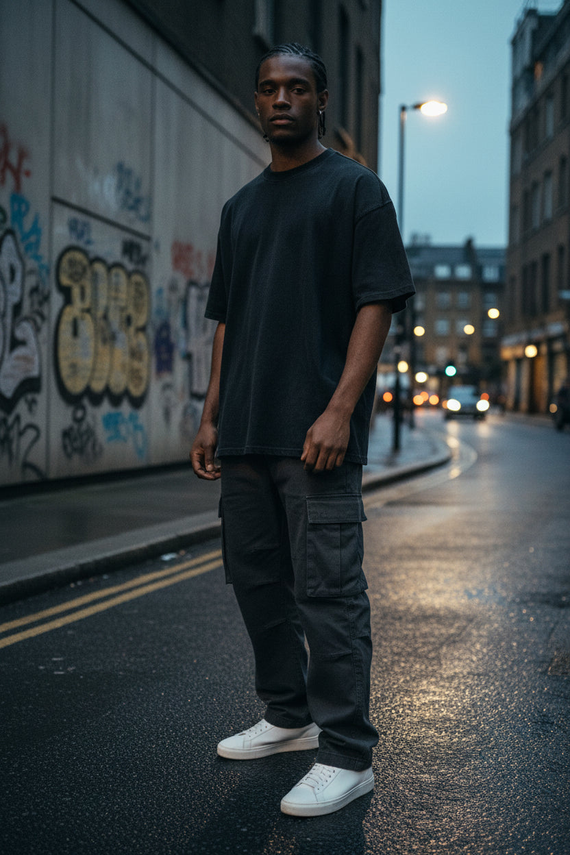 Washed Tie-Dye Oversized Tee — 260GSM