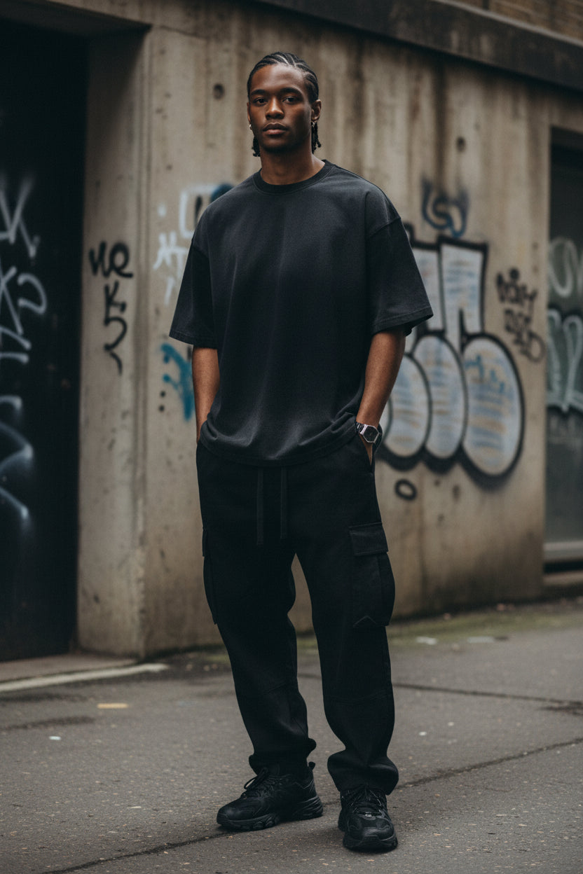 Washed Tie-Dye Oversized Tee — 260GSM