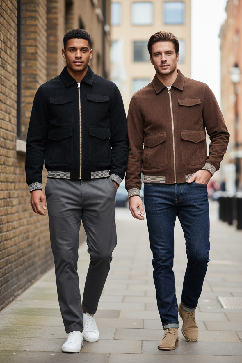 Craftklart Wide Shoulder Jacket — Structured Outerwear