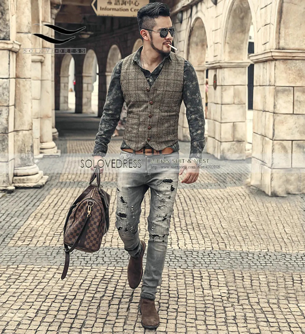 Urban Styled Men's Formal Business Waistcoat
