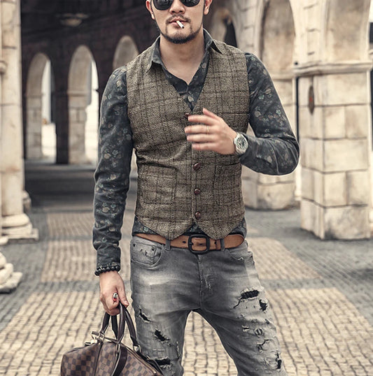 Urban Styled Men's Formal Business Waistcoat