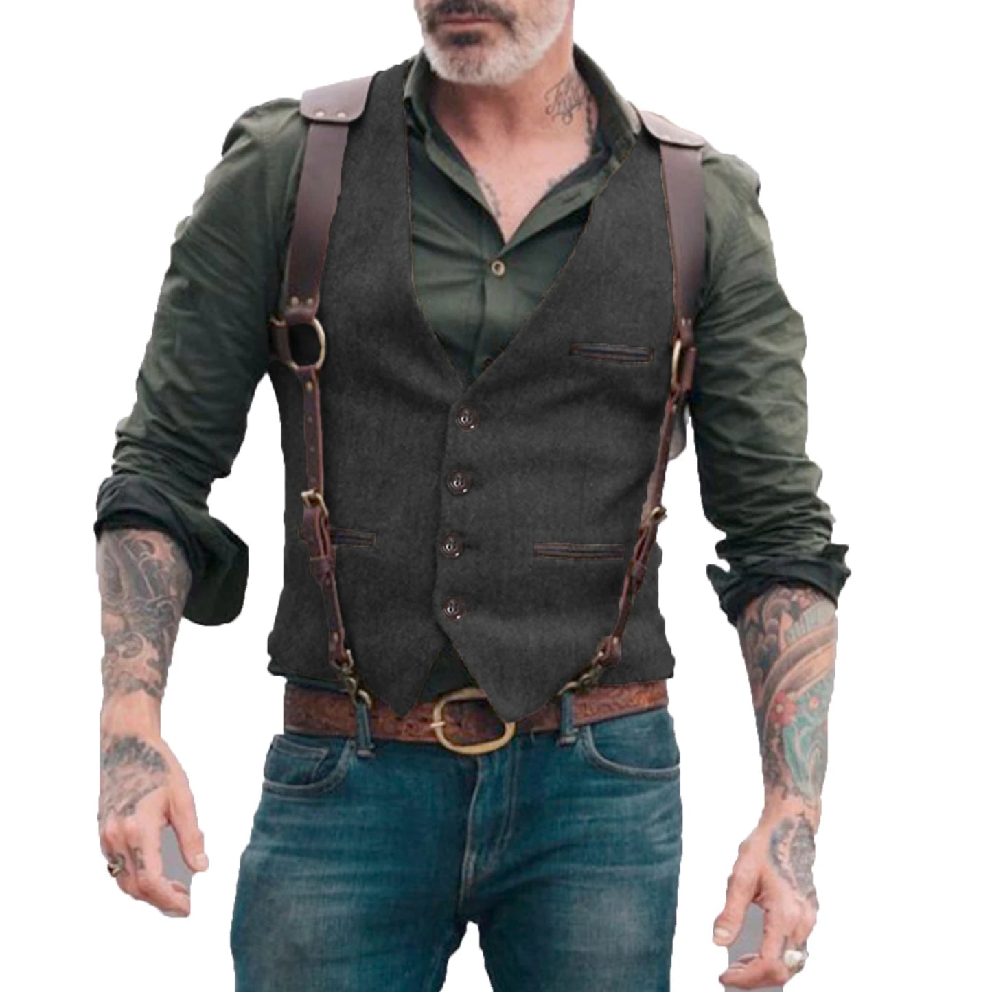 Men's Business Formal Dress Waistcoat