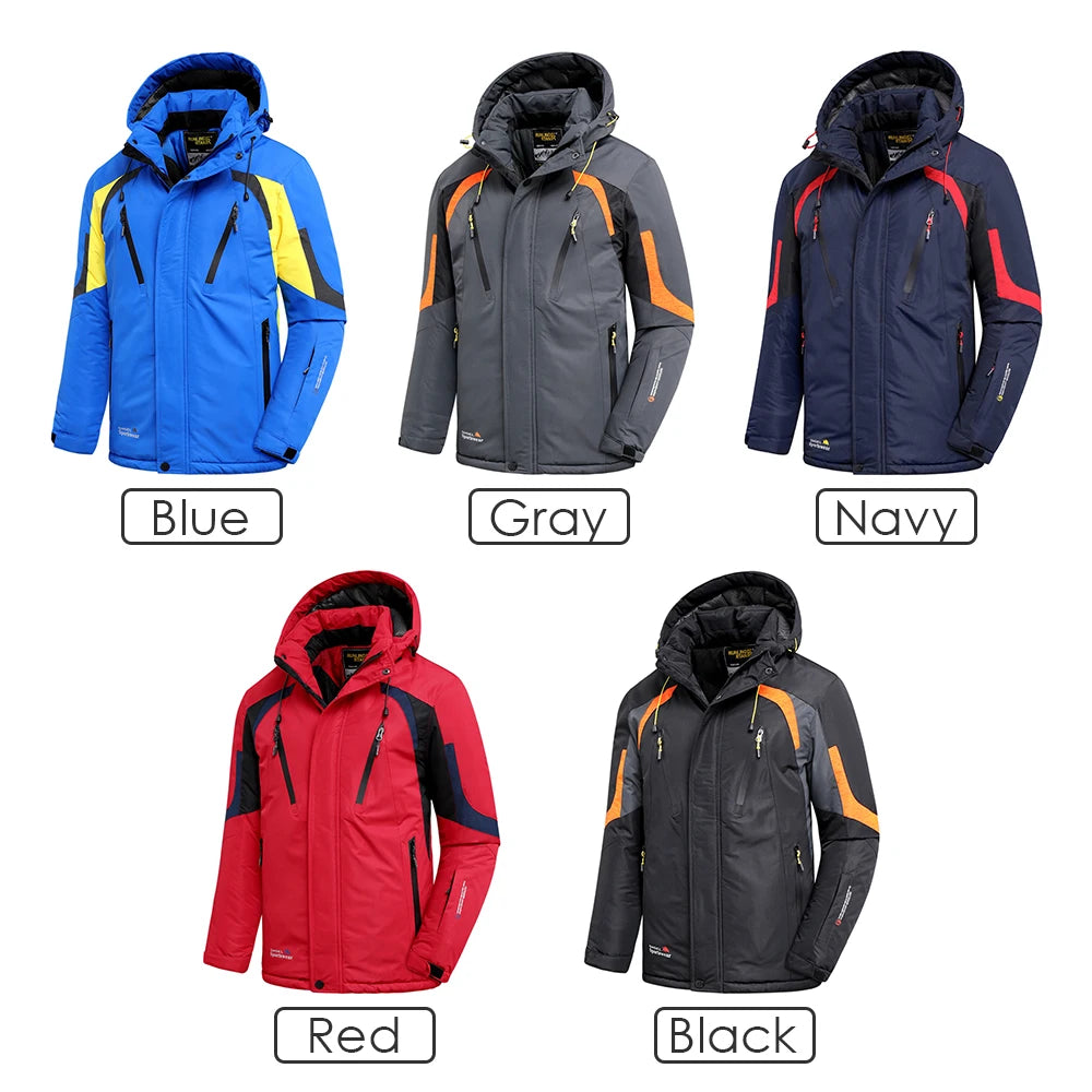 Men Winter Ski New Outdoor Parkas Jacket & Trouser