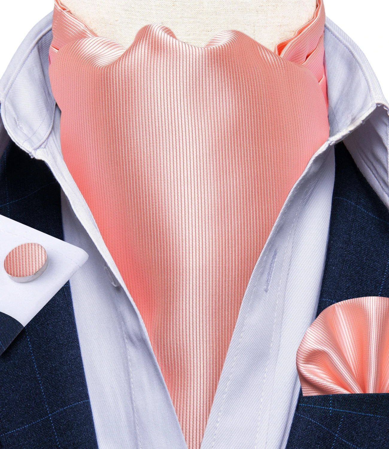 Men's Urban Accessories Premium Silk Ascot Tie | Minimalist Streetwear | Craftklart