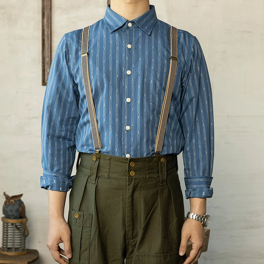 US Size Genuine Quality Vintage Looking Mans Cotton Shirt