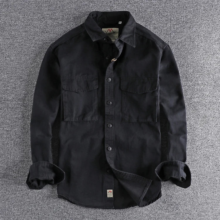 Urban Casual Cotton Work Safari Style Shirts Men