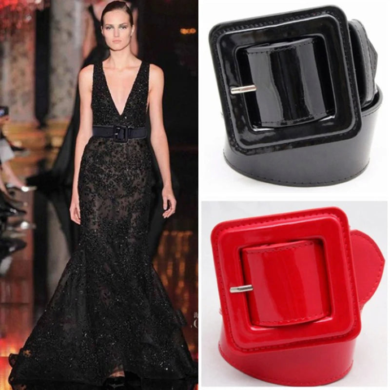 Plus Size Corset Belt High Quality Patent Leather Big Belts For Women - Premium Belts from Craftklart Dropship - Just $11! Shop now at Craftklart.store