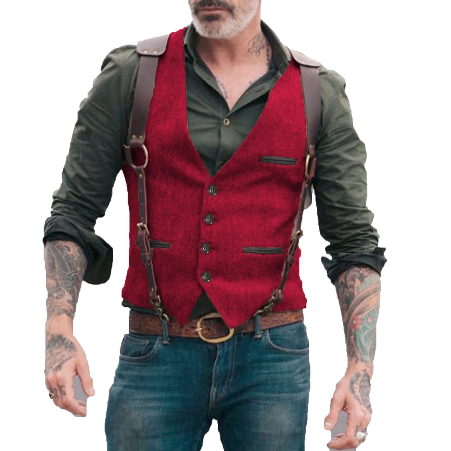 Men's Business Formal Dress Waistcoat