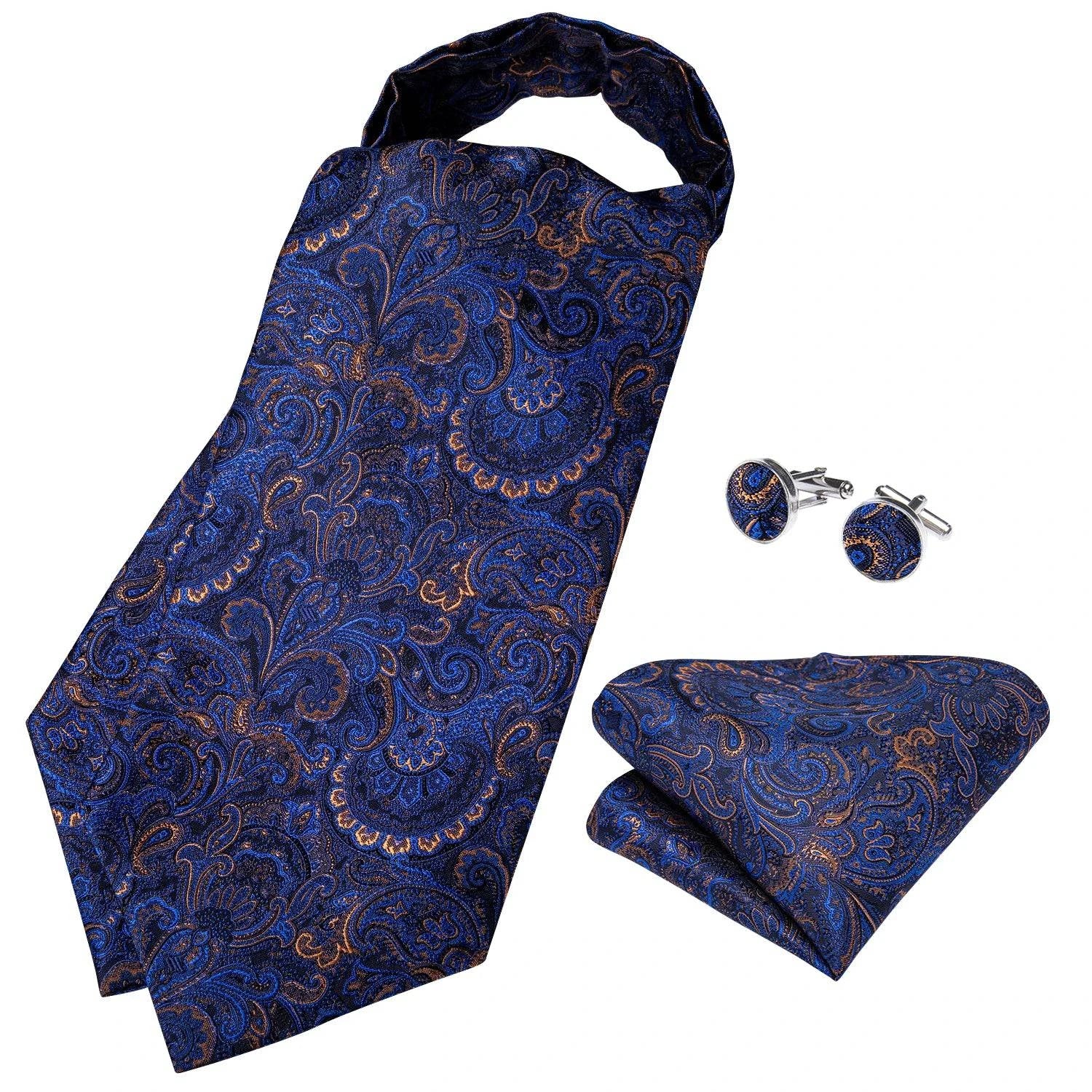 Men's Urban Accessories Premium Silk Ascot Tie | Minimalist Streetwear | Craftklart