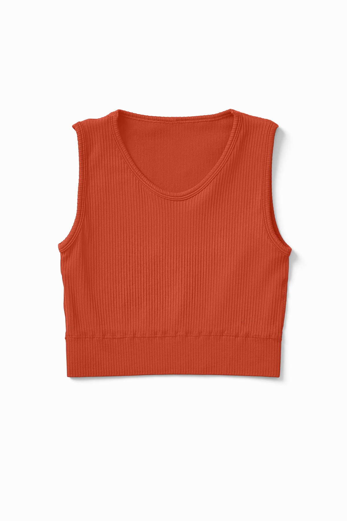 Ribbed Seamless Longline Bra - Craftklart.store