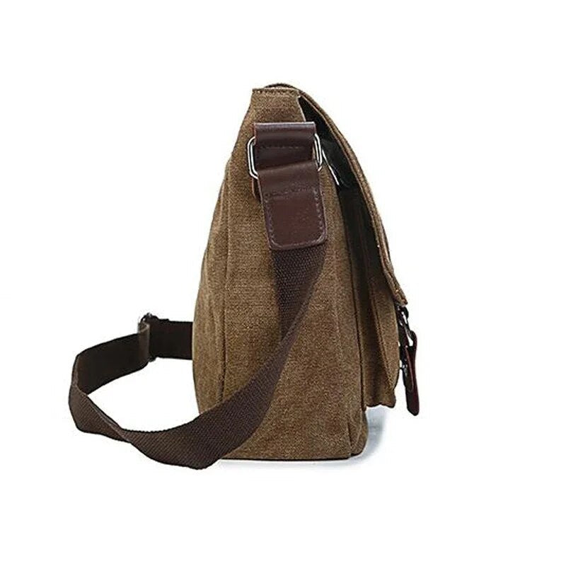 Men's Vintage Canvas Crossbody Travel Bag - Premium Bags from Craftklart Dropship - Just $28! Shop now at Craftklart.store