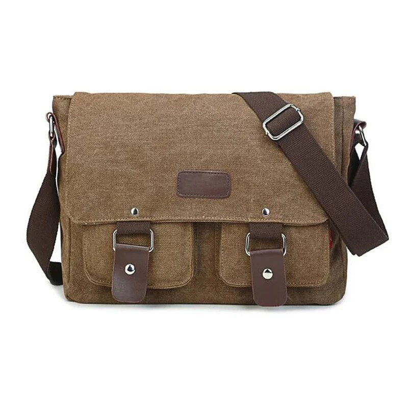 Men's Vintage Canvas Crossbody Travel Bag - Premium Bags from Craftklart Dropship - Just $28! Shop now at Craftklart.store