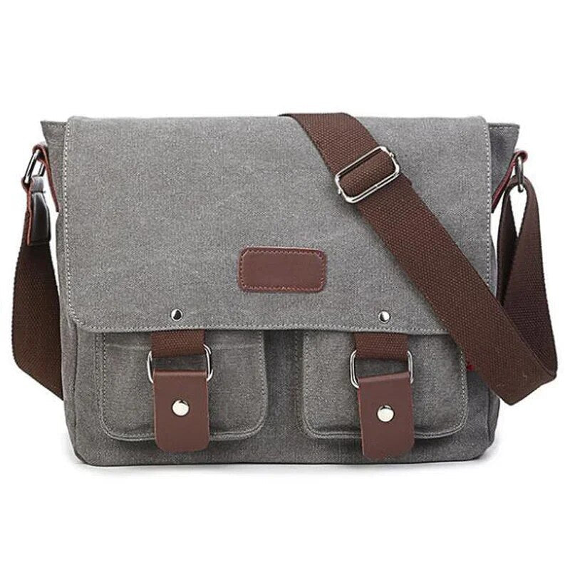 Men's Vintage Canvas Crossbody Travel Bag - Premium Bags from Craftklart Dropship - Just $28! Shop now at Craftklart.store