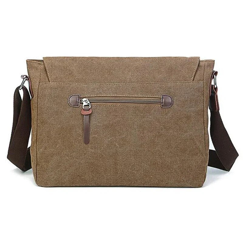 Men's Vintage Canvas Crossbody Travel Bag - Premium Bags from Craftklart Dropship - Just $28! Shop now at Craftklart.store