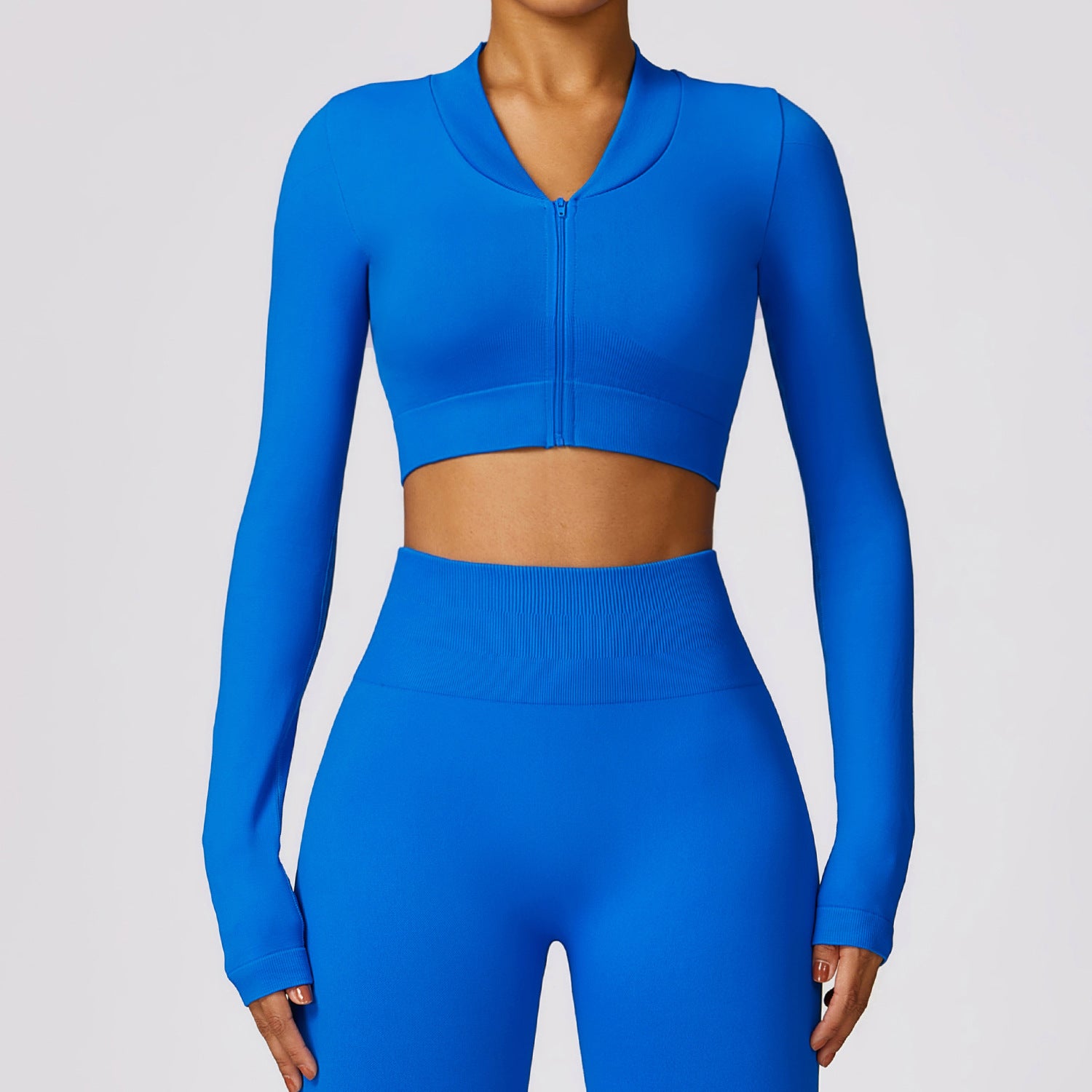 Winter Tight Seamless Long-sleeved Yoga Jacket - Craftklart.store