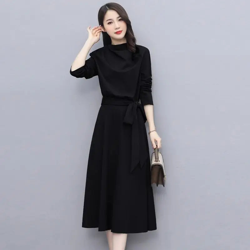 Women's Korean Elegant Midi Dress - Premium Dress from Craftklart Dropship - Just $13.98! Shop now at Craftklart.store