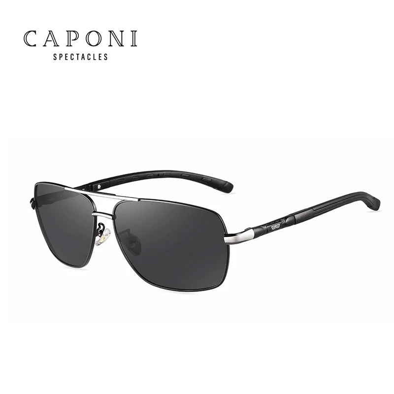 CAPONI Photochromic Men's Sunglasses Polarized - Premium Sunglasses from Craftklart.store - Just $31.05! Shop now at Craftklart.store